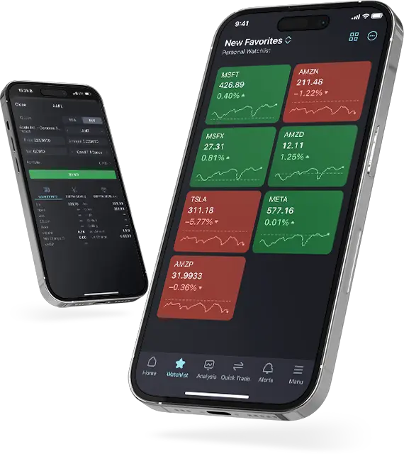 Trive Trader Platform Screenshot
